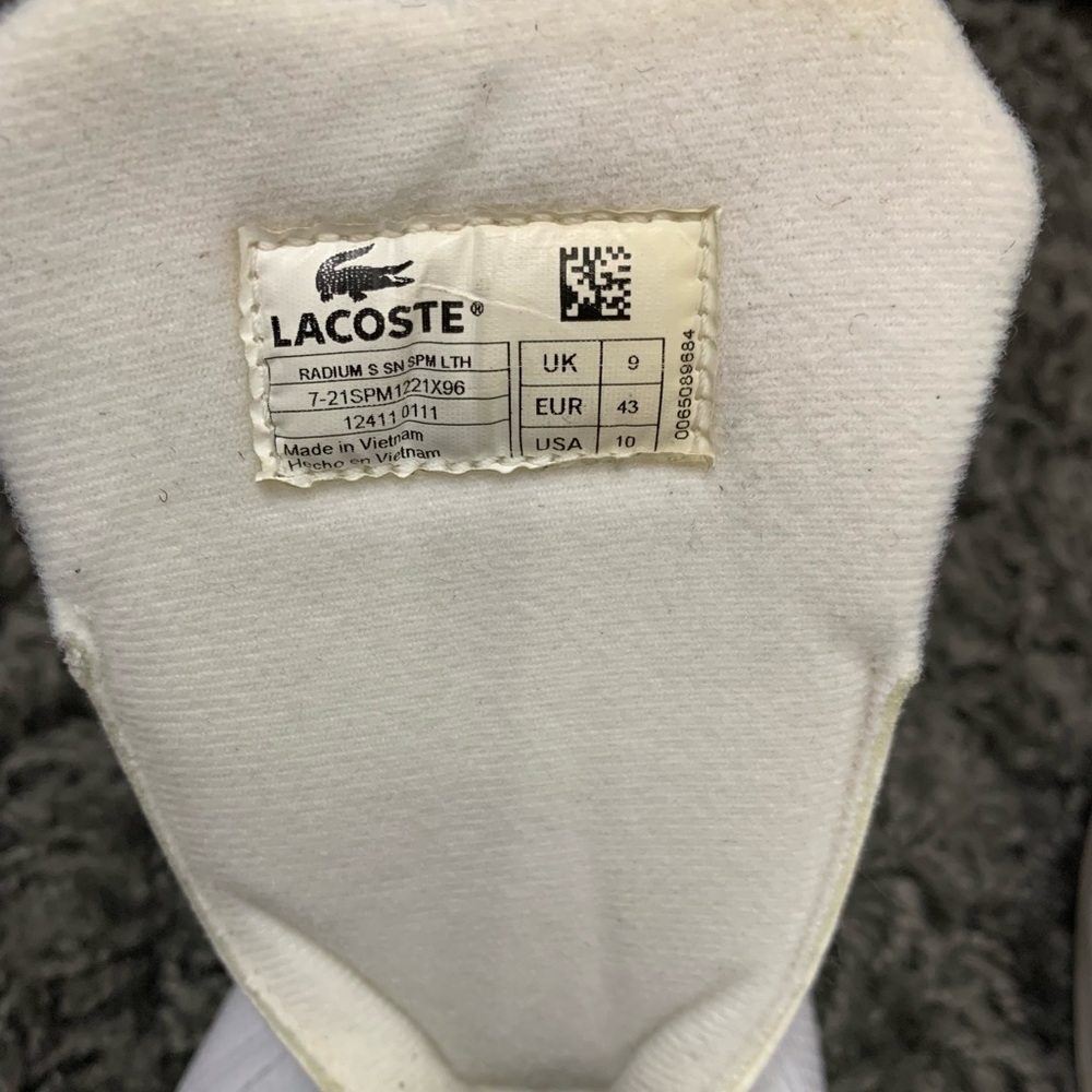 Lacoste Radium, Wht/Blu, Size 10 View 5